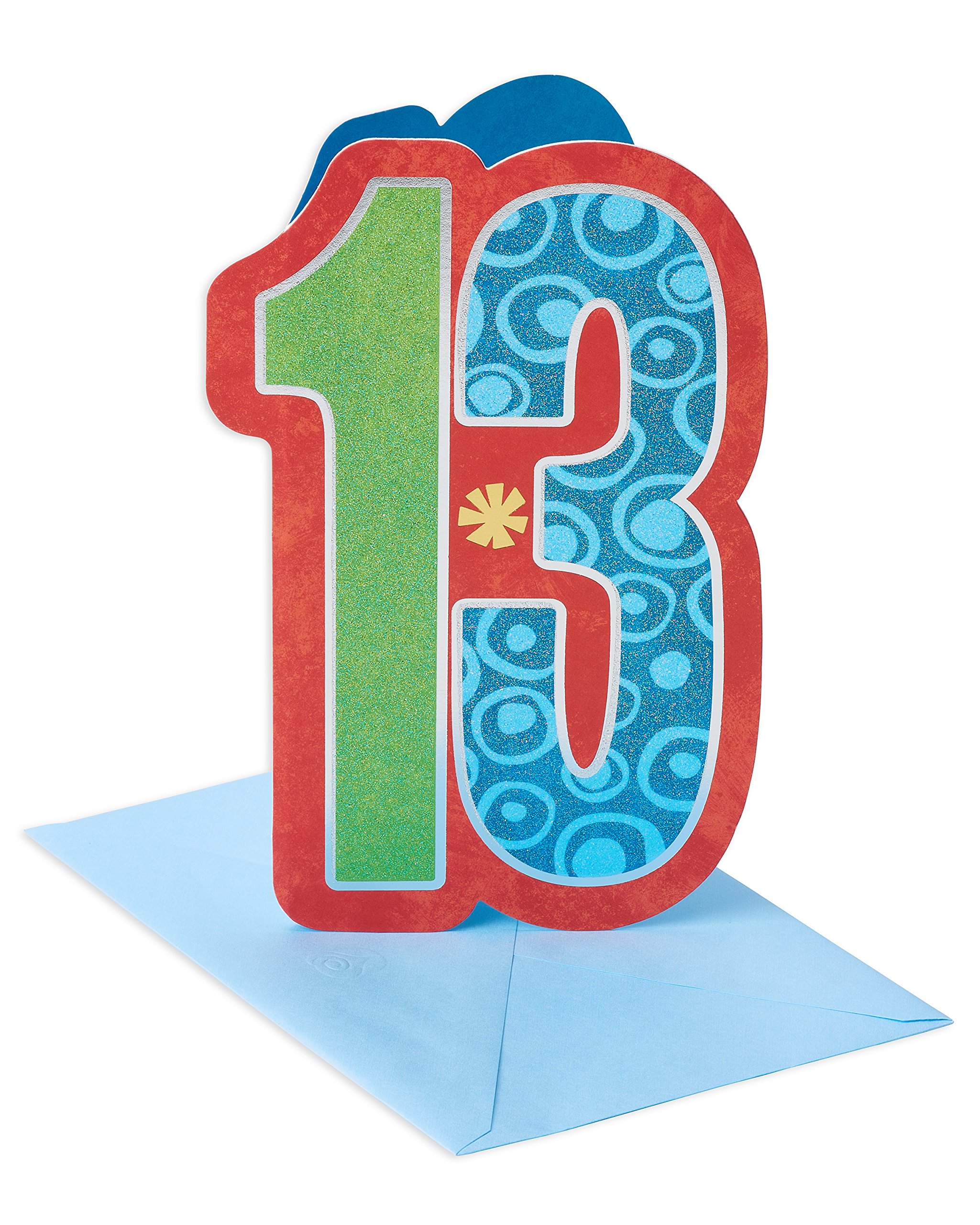 American Greetings 13th Birthday Card - Finally a Teen | Funny Teenage Birthday Greeting Cards for Boys & Girls | Perfect for 13th Birthday Parties & Milestone Celebrations