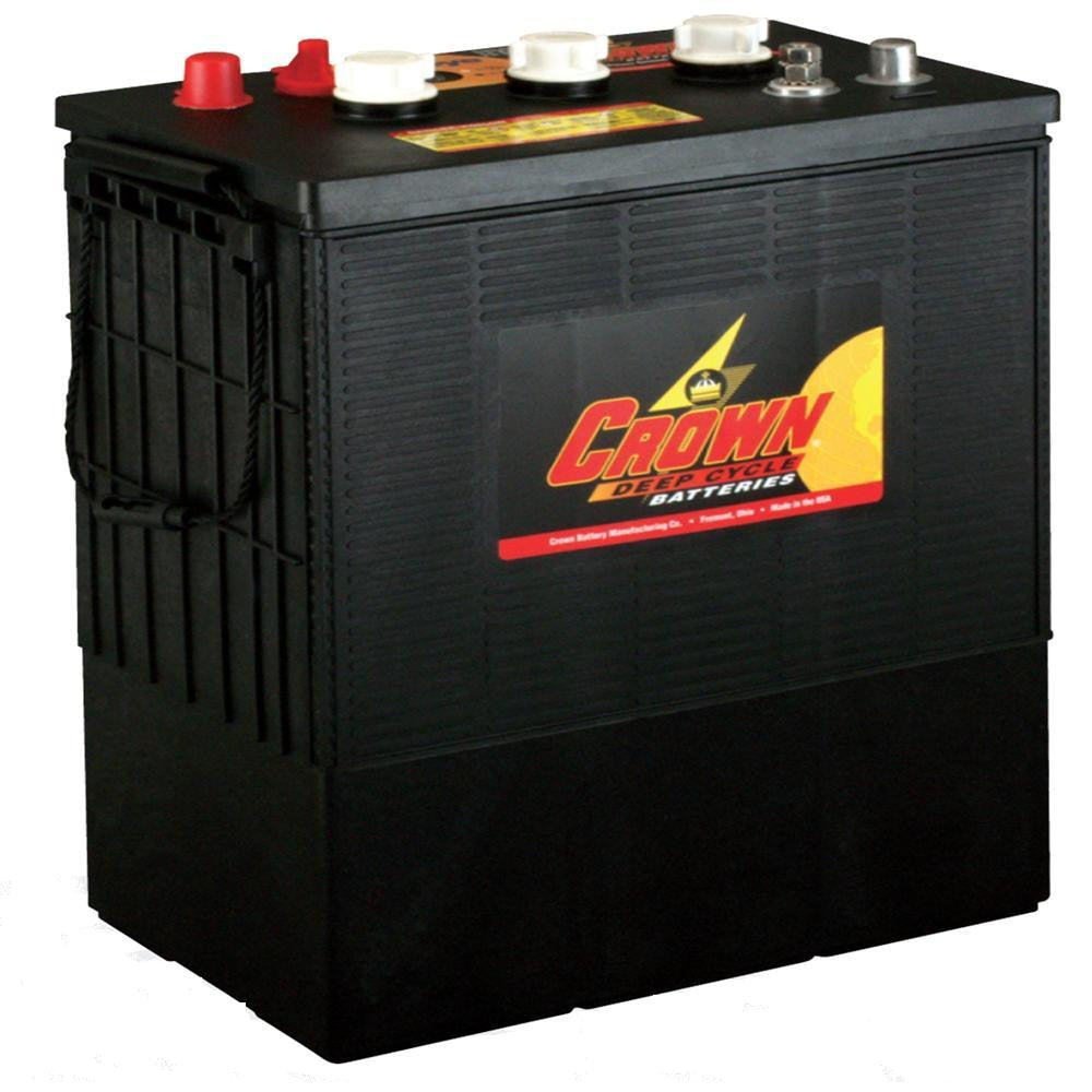 Crown CR430 Deep Cycle Battery 6V 430Ah - High Capacity Marine RV Golf Cart Battery for Long-Lasting Power | Perfect for Boats, RVs, Solar Systems & Off-Grid Applications