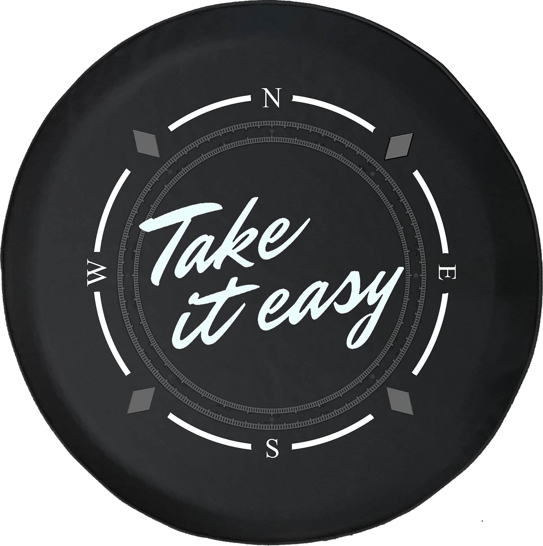 Premium American Unlimited Spare Tire Cover with Compass Design - Universal Fit for SUVs, Trailers, RVs & Most Vehicles | Durable Wheel Protection for Off-Road Adventures & Camping Trips