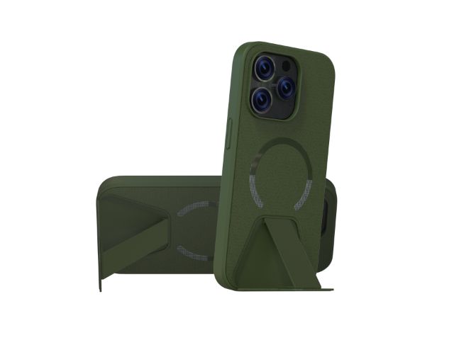 3SIXT Apple iPhone 14 6.1 Inch Neo Stand Case - Green | Premium Protective Cover with Kickstand for Watching Videos & Hands-Free Use