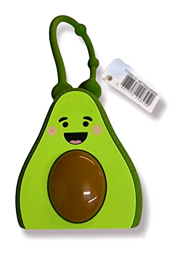 Bath & Body Works Adorable Avocado PocketBac Hand Sanitizer Holder - Cute Hand Sanitizer Clip for Purse, Backpack & Keychain - Perfect for Travel, School & Everyday Use