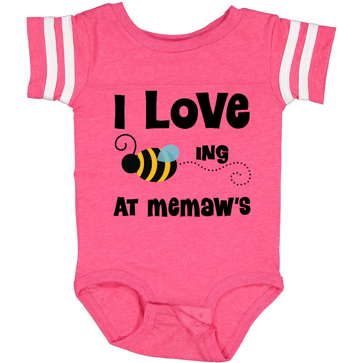 Inktastic Memaw's House Bee Baby Bodysuit - Cute Honeybee Design for Newborns & Infants - Perfect for Family Gatherings, Photo Shoots & Everyday Wear