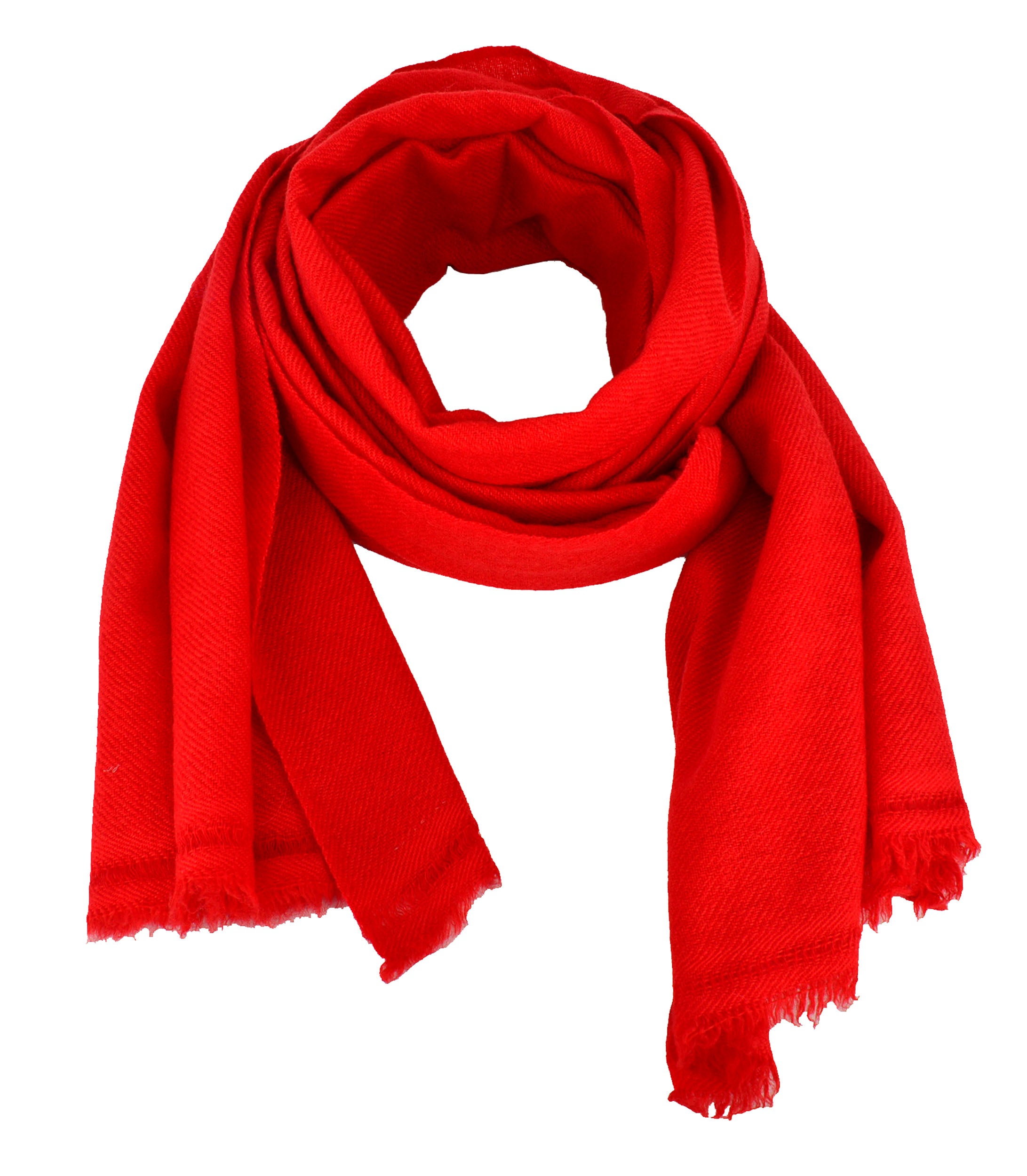 Luxury 100% Pashmina Cashmere Shawl Wrap - Soft & Warm Red Scarf for Women - Perfect for Winter, Weddings & Evening Events