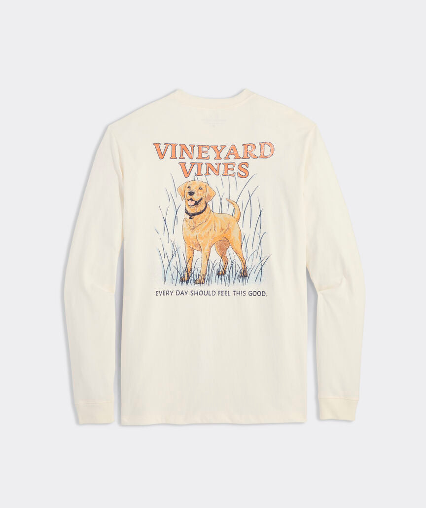 Stylish Painted Pointer Long Sleeve T-Shirt for Men & Women - Trendy Graphic Tee for Casual Wear, Street Fashion & Everyday Outfits