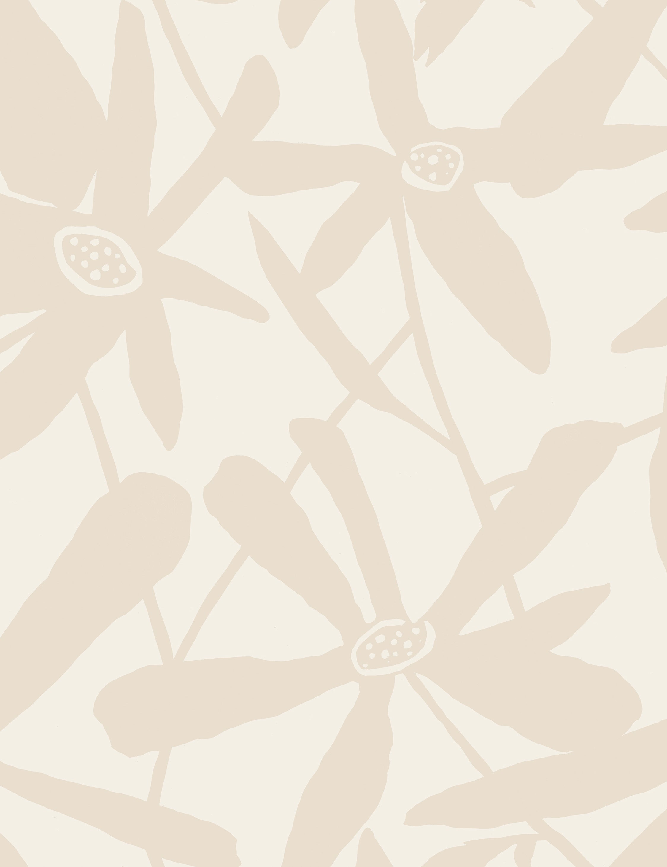 Susan Hable Swatch Blossom Wallpaper - Natural Floral Design for Home Decor | Perfect for Living Rooms, Bedrooms & Nursery Walls