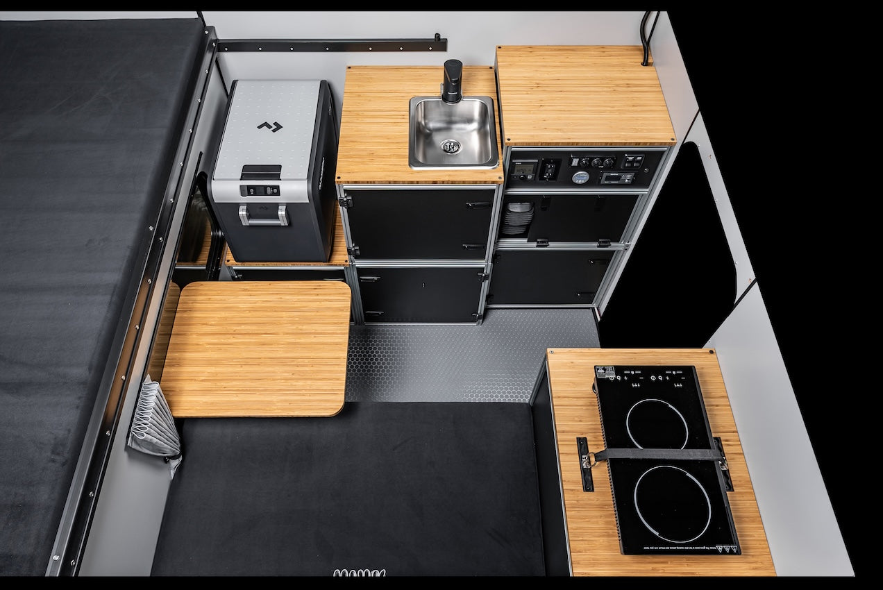CampOut Modular Slide-In Four Wheel Camper for Mid-Size Trucks | Lightweight Truck Bed Camper | Perfect for Off-Road Adventures & Family Camping Trips