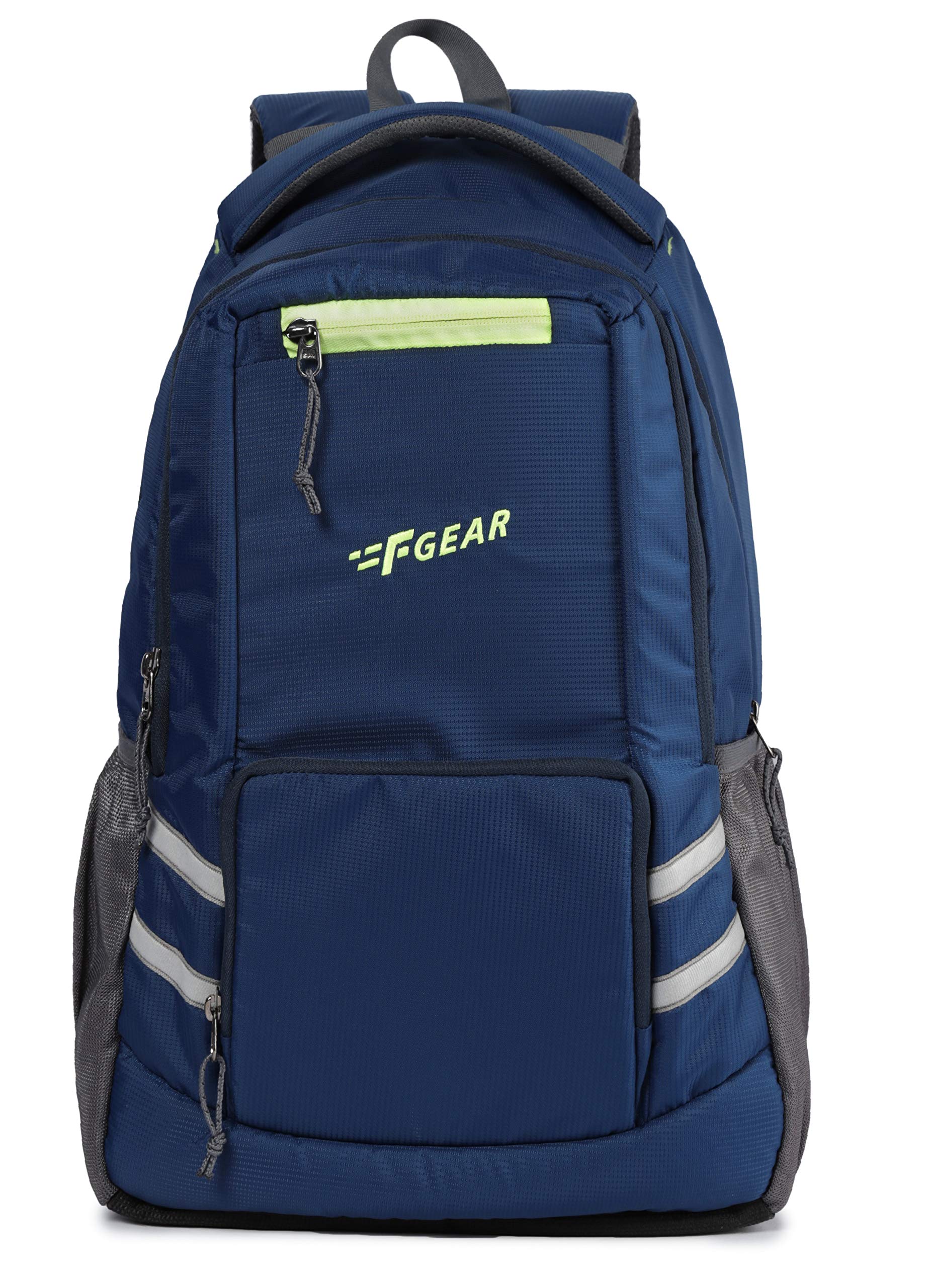 F Gear Intellect Doby Waterproof School Backpack with Rain Cover - Perfect for Students, Travel & Outdoor Activities