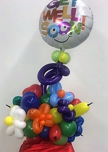Beautiful Get Well Soon Flower Bouquet - Fresh Flowers for Recovery & Healing - Perfect Gift for Hospital, Home, or Office