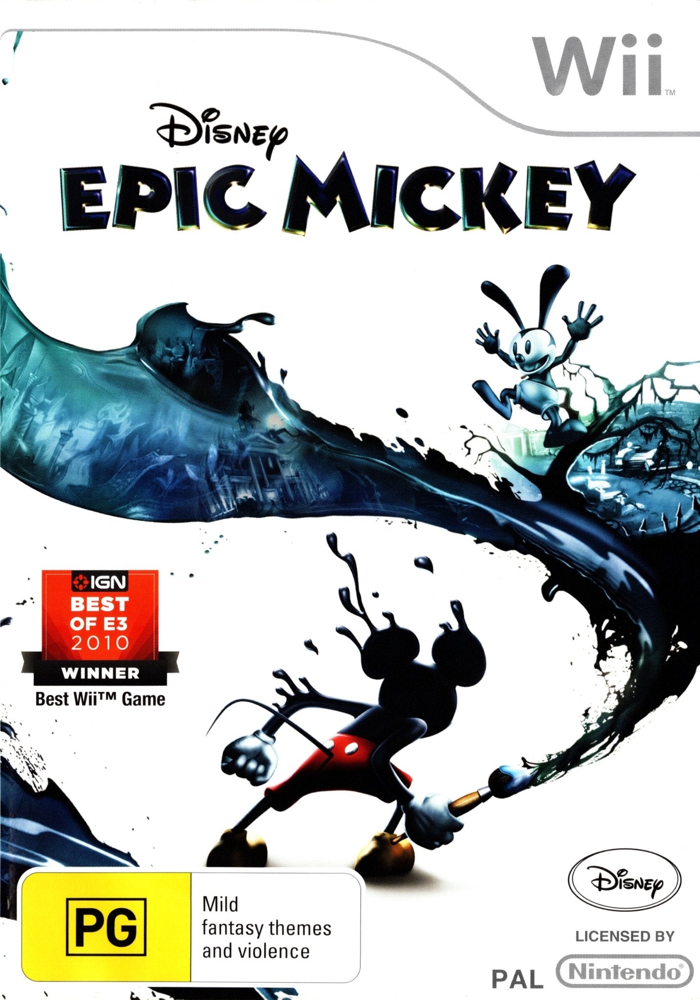 Disney Epic Mickey Action-Adventure Game for Nintendo Wii - PAL Version | Fun for Kids & Family Game Night