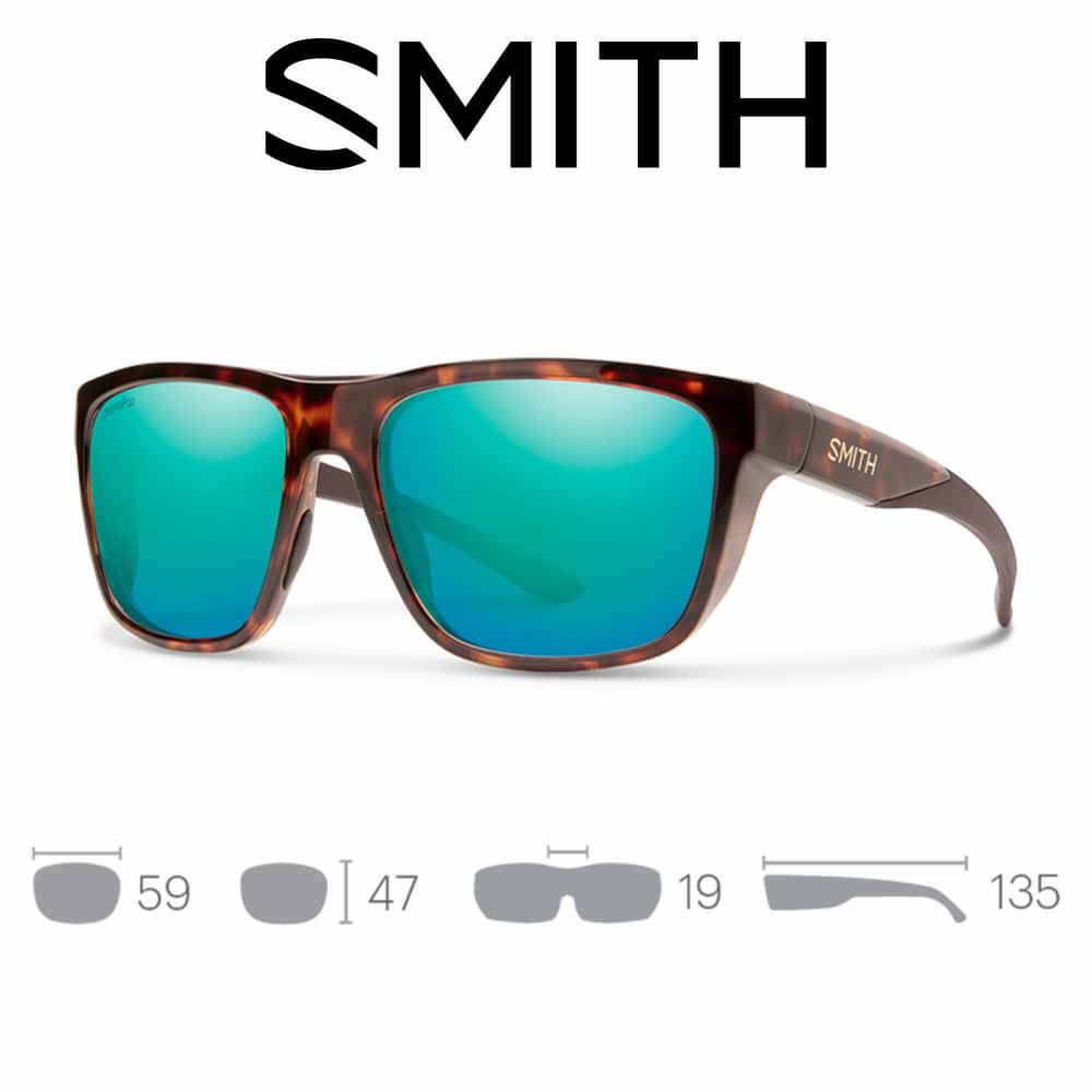 Smith Barra Polarized Sunglasses for Men & Women - UV Protection, Lightweight & Stylish - Perfect for Driving, Beach & Outdoor Activities