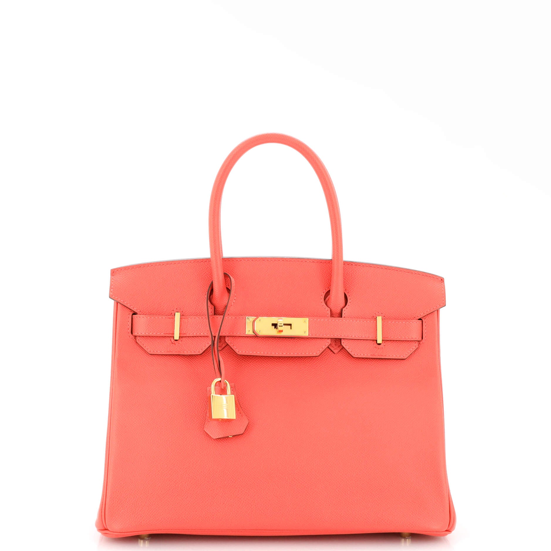 Birkin Handbag Rose Jaipur Epsom Leather with Gold Hardware 30cm - Luxury Designer Tote for Women, Perfect for Work, Travel & Special Occasions