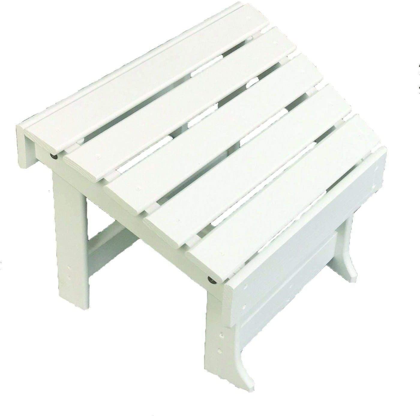 A&L Furniture Yellow Pine New Hope Foot Stool - Rustic Wooden Ottoman for Living Room, Bedroom, or Entryway - Perfect for Extra Seating, Footrest, or Decorative Accent