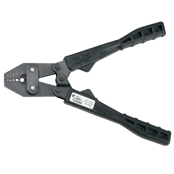 Heavy Duty Hand Swager Tool - Professional Cable Crimping Tool for Wire Rope, Aircraft Cable & Metal Rigs - Perfect for DIY Projects, Marine, Automotive & Construction Use