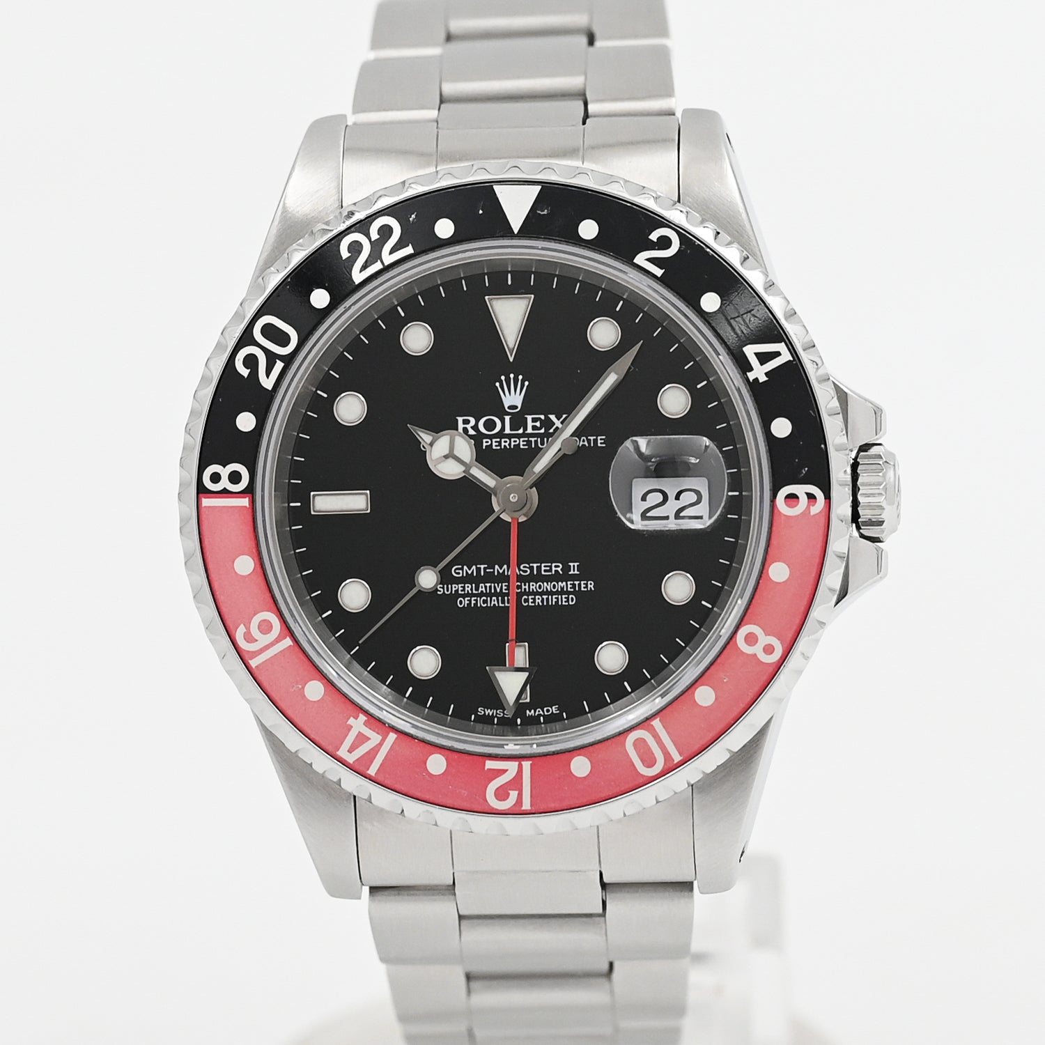 Authentic Rolex GMT-Master II Stainless Steel Watch 2000 Model - Perfect for Travel, Business & Luxury Collectors