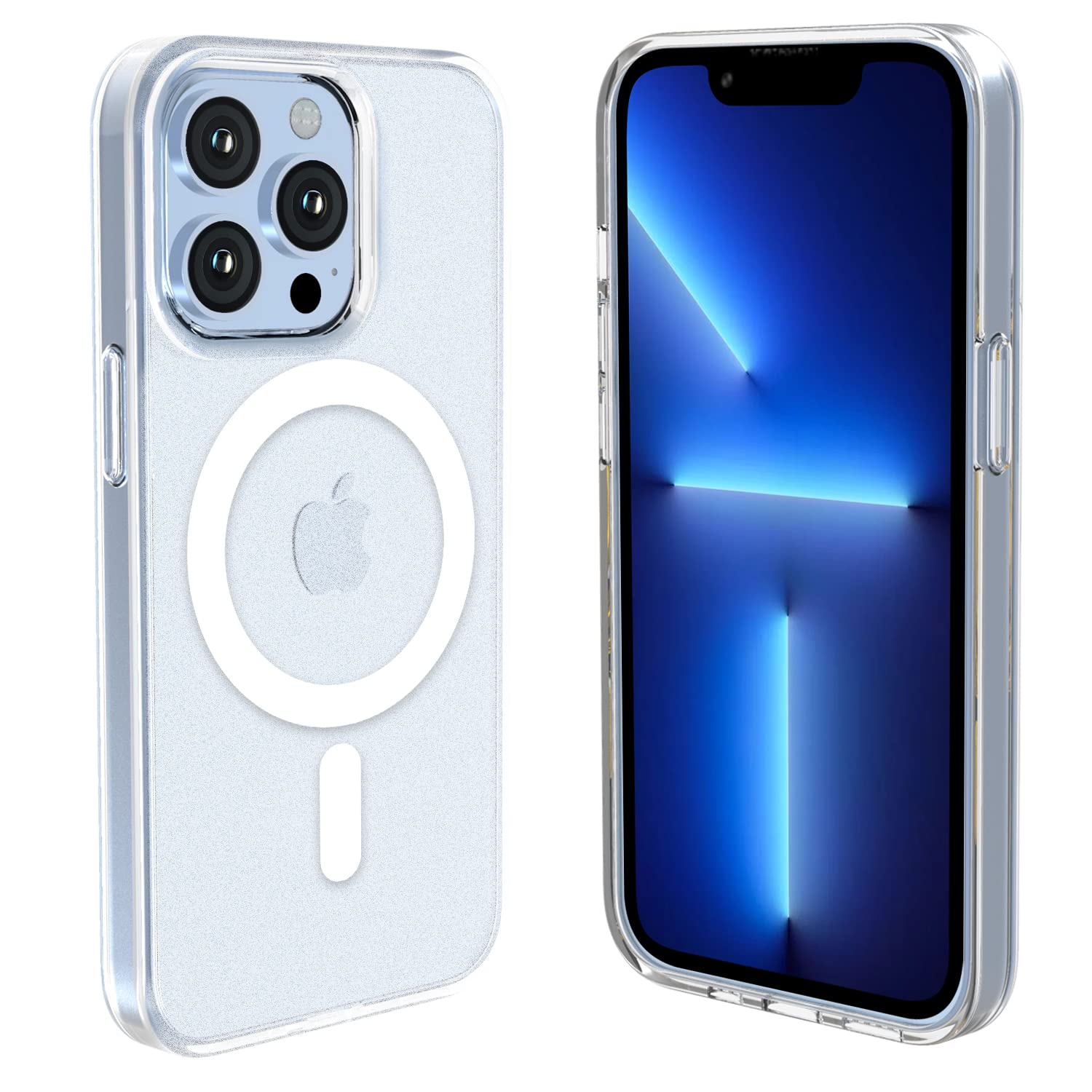 TIRVKEN Matte iPhone 13 Pro Case with MagSafe - Ultra Strong Magnetic, Anti-Fingerprint & Scratch Resistant, Military Drop Protection - Translucent Matte Finish - Perfect for Daily Use, Travel & Outdoor Activities