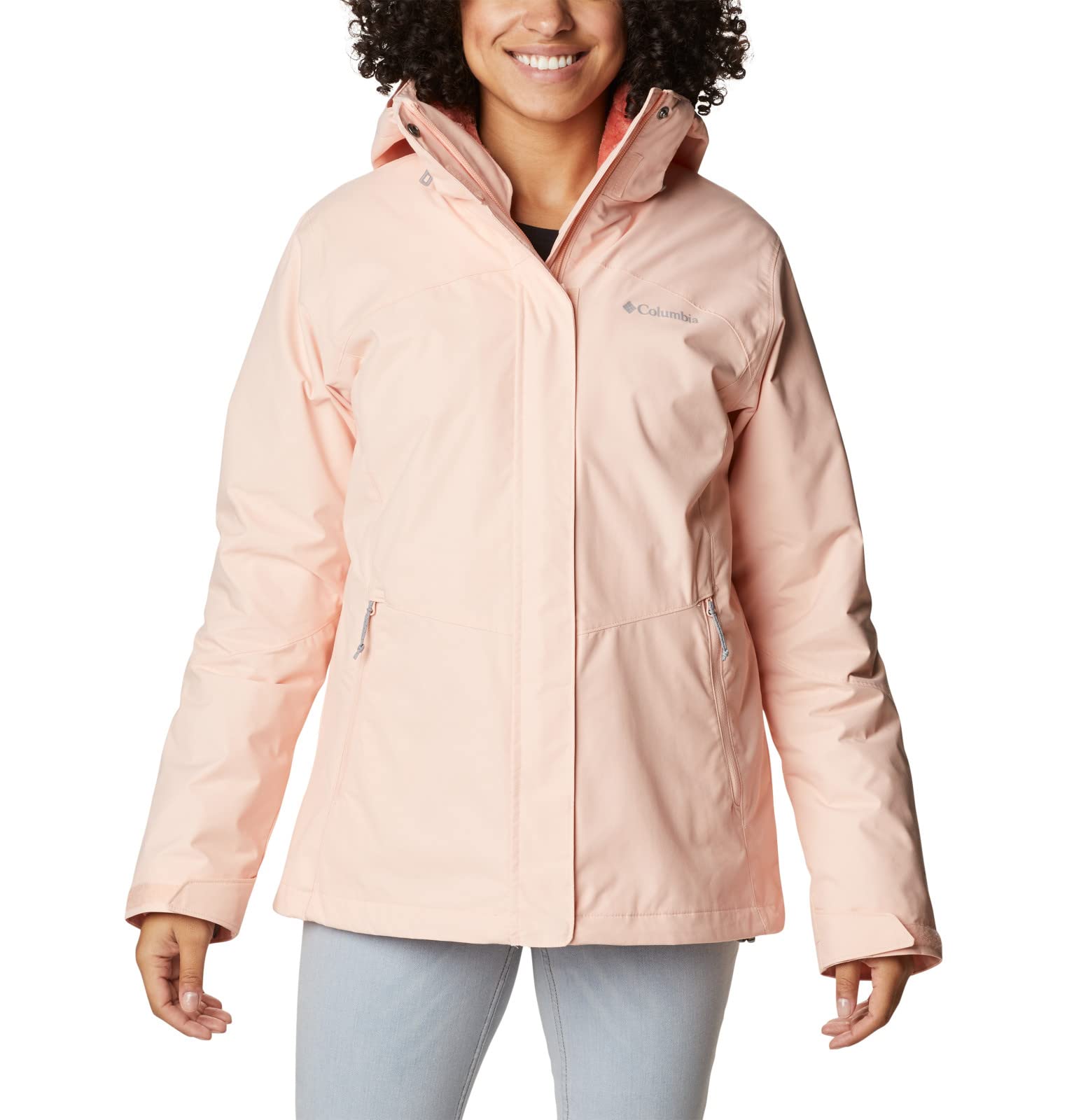 Columbia Women's Bugaboo II Fleece Interchange Jacket - Waterproof & Warm Winter Outerwear for Hiking, Camping & Outdoor Activities