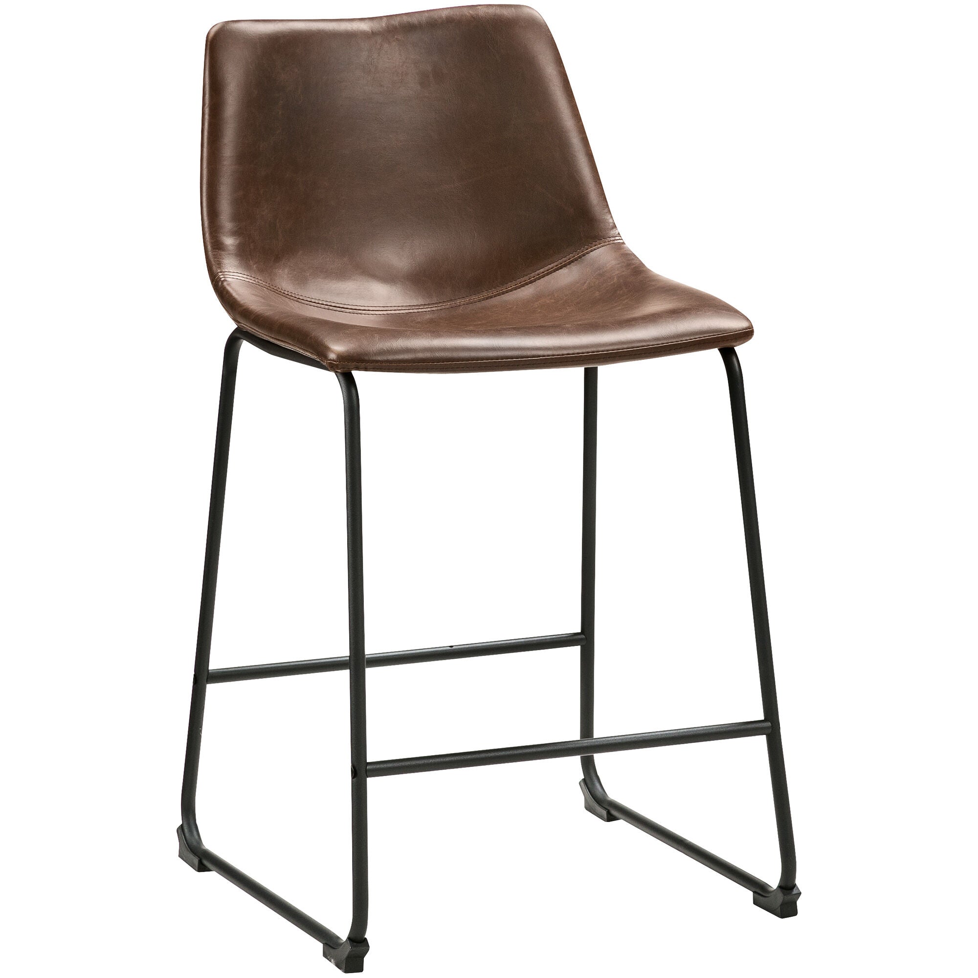 Centiar Counter Stool - Modern Adjustable Bar Stool with Backrest, Comfortable Kitchen & Dining Chair for Home, Bar, Cafe - Perfect for Breakfast Nook, Kitchen Island & Entertainment Areas