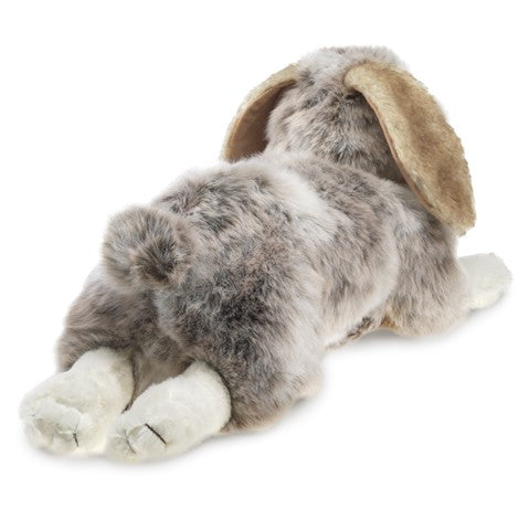 Folkmanis Holland Lop Rabbit Hand Puppet - Soft Plush Animal Toy for Kids Storytelling, Role Play & Educational Fun