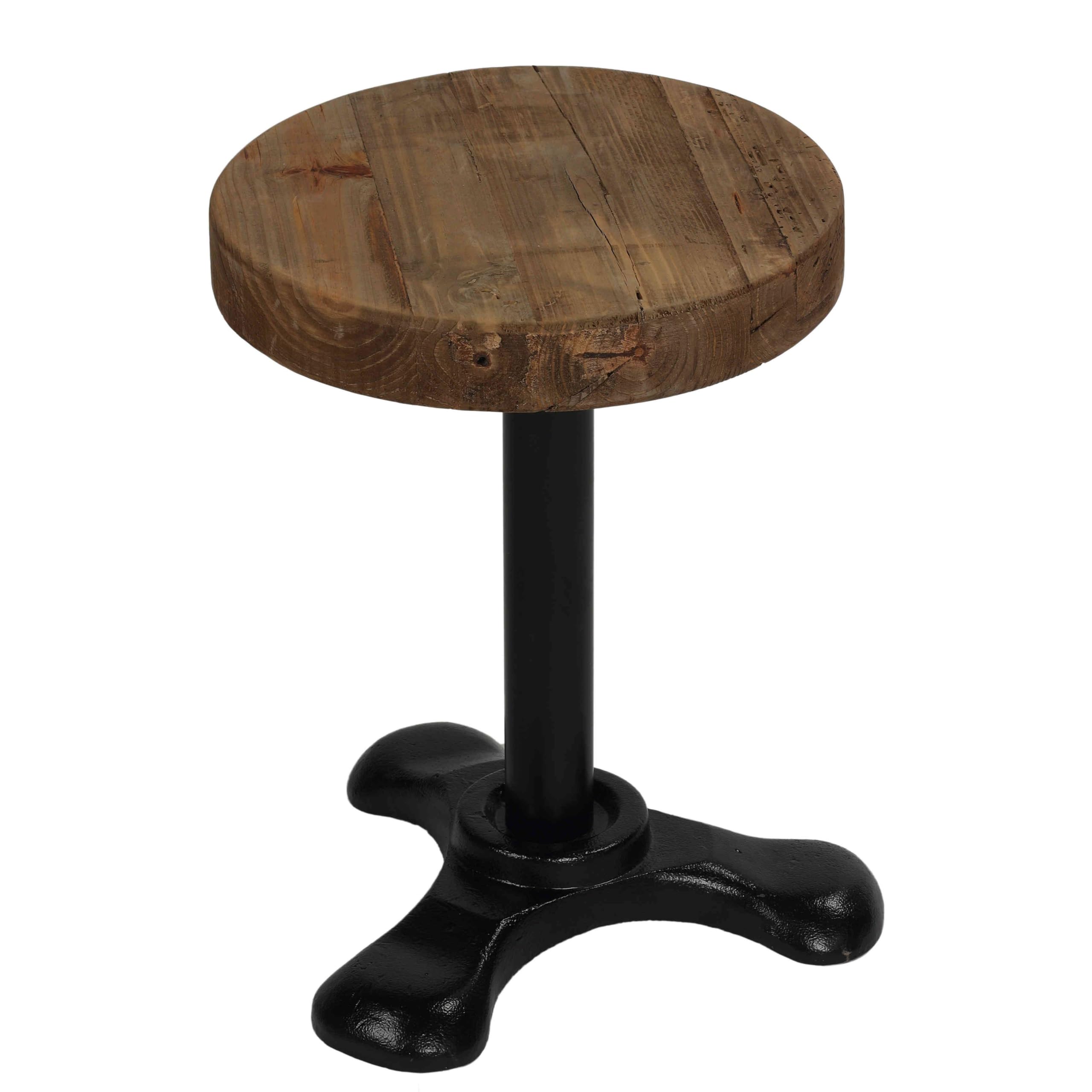 Bare Decor Toby End Table - Brown Wood Nightstand for Living Room, Bedroom & Office - Stylish Side Table with Storage Shelf