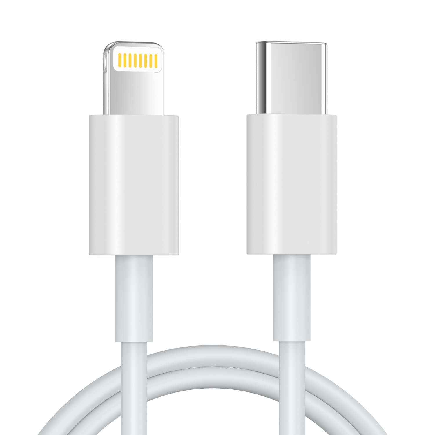 3M Apple MFi Certified USB C to Lightning Cable - Fast Charging Cord for iPhone 14/13/12/11/X/8 & iPad - Durable USB-C Charger for Home, Office & Travel Use