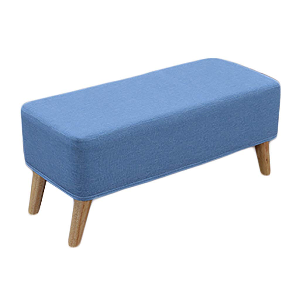 Nordic Shoe Bench with Storage - Multifunctional Entryway Stool for Living Room, Bedroom & Clothing Stores (Blue, 90x40x40cm) - Perfect for Small Spaces & Home Organization