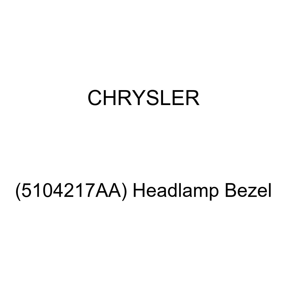 Genuine Chrysler 5104217AA Headlamp Bezel Replacement - Compatible with [List Models] | Durable Auto Lighting Accessory for Night Driving & Off-Road Adventures