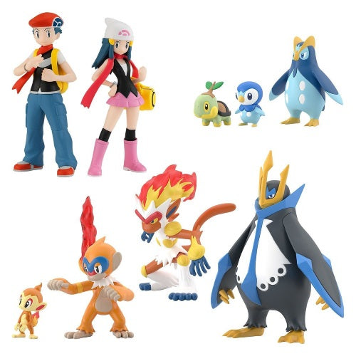 Pokemon Scale World Sinnoh Region Bandai 1/20 Scale Mini Figure Collection - Perfect for Display, Gifts & Anime Fans