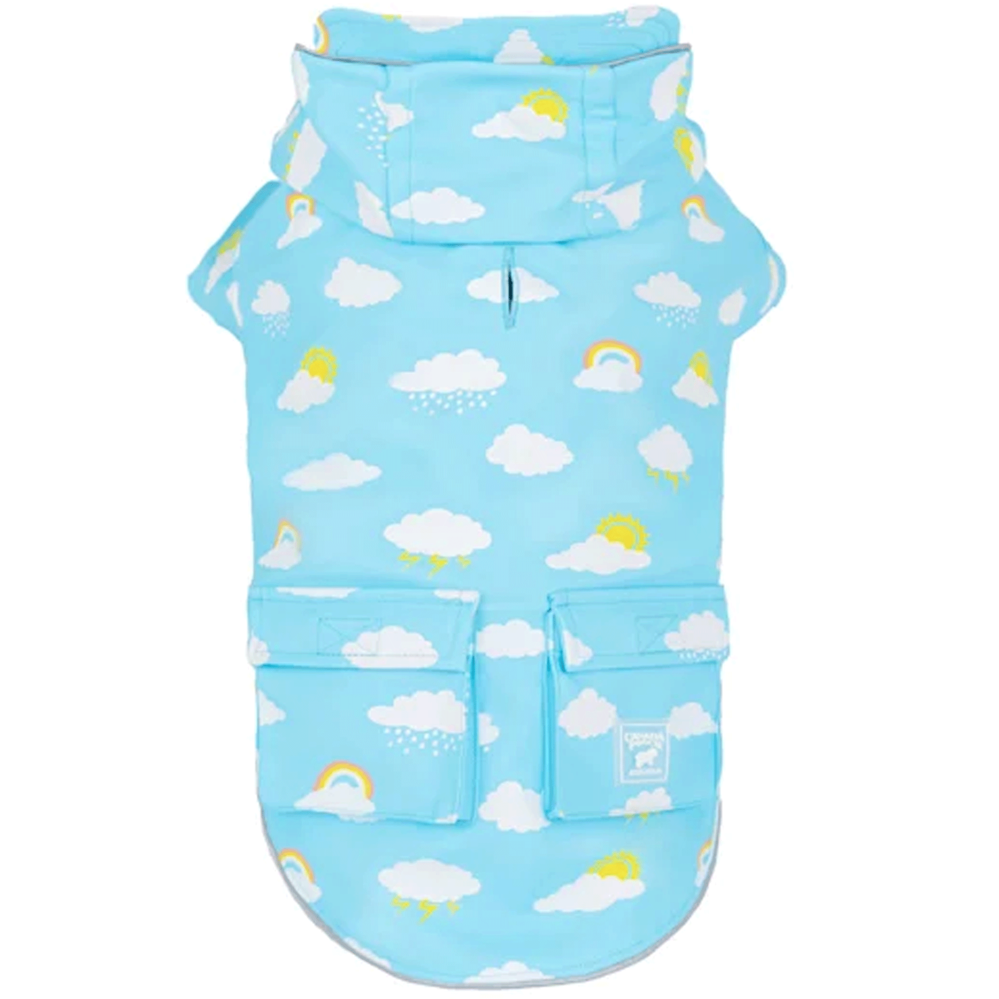 Canada Pooch Waterproof Dog Raincoat - Reflective & Adjustable for Outdoor Adventures - Perfect for Hiking, Walking, and Rainy Day Play