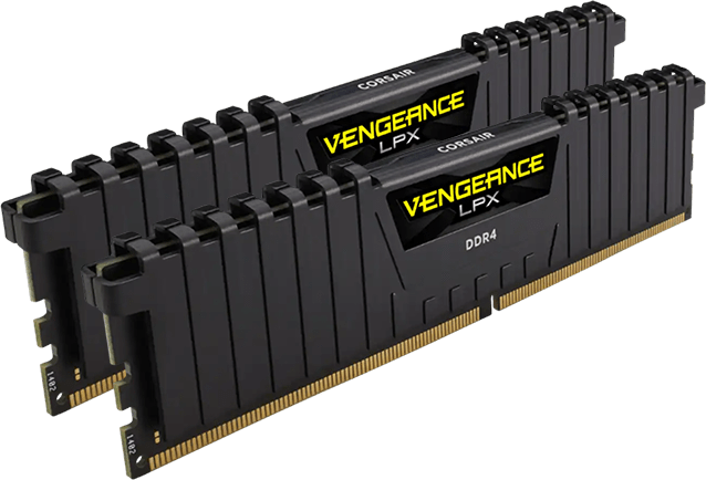 CORSAIR VENGEANCE LPX 8GB (2x4GB) DDR4 2666MHz Desktop Memory RAM - High Performance for Gaming PCs, Workstations & Content Creation