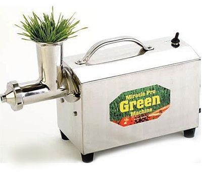 Miracle Pro Wheatgrass Juicer MJ575 - Cold Press Slow Masticating Juicer for Wheatgrass, Leafy Greens & Fruits - Perfect for Healthy Juicing at Home or Gym