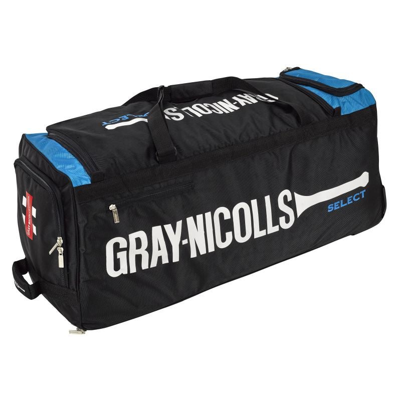 Gray Nicolls Select Cricket Wheel Bag - Premium Cricket Equipment for Training & Matches | Durable Sports Gear for Players & Teams