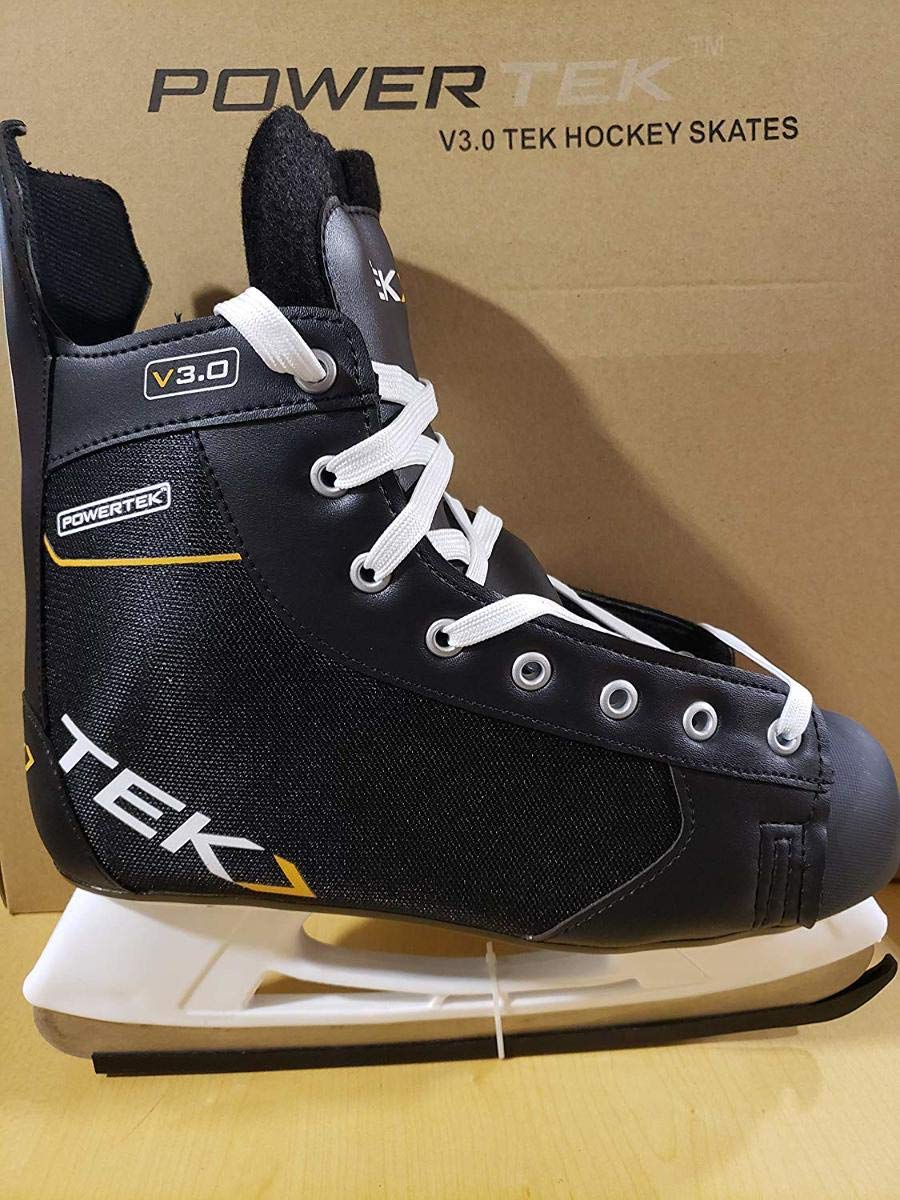 V3.0 Men's Ice Hockey Skates for Recreation - Professional Steel Blades - Size 6.0 - Perfect for Ice Rink, Pond Hockey & Casual Skating