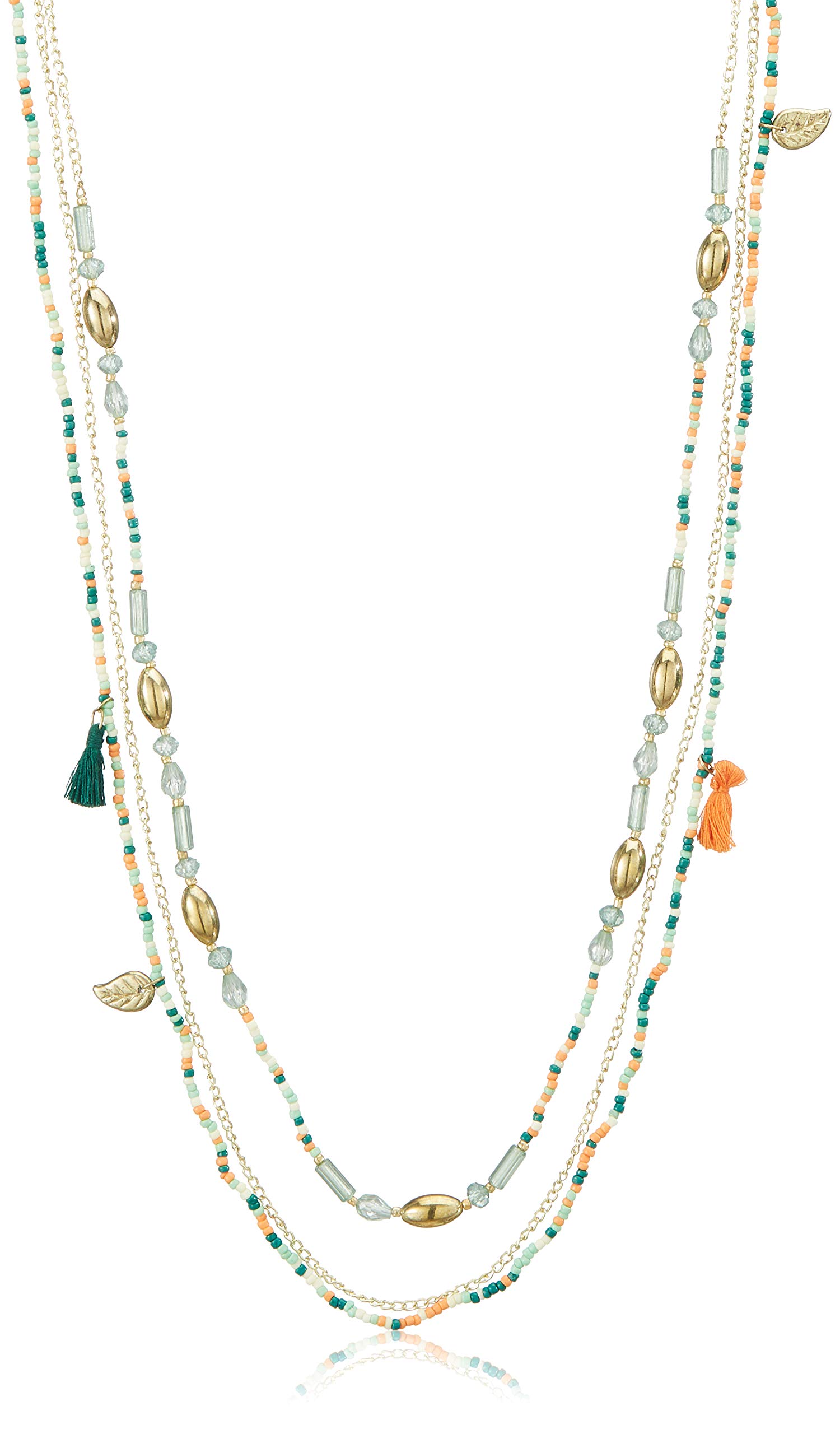 ISHVAKU Delicate Beaded Necklaces for Women & Girls - Elegant Layering Jewelry for Everyday Wear, Parties & Special Occasions