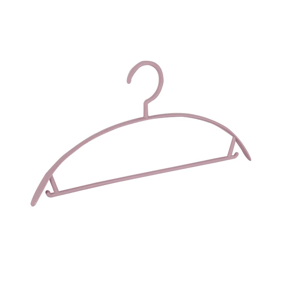 Non-Slip Plastic Hangers - Seamless Semicircle Macaron Color Clothes Hangers for Home, Laundry & Closet Organization (1 Pack) | Perfect for Delicate Garments, Drying Racks & Space-Saving Storage