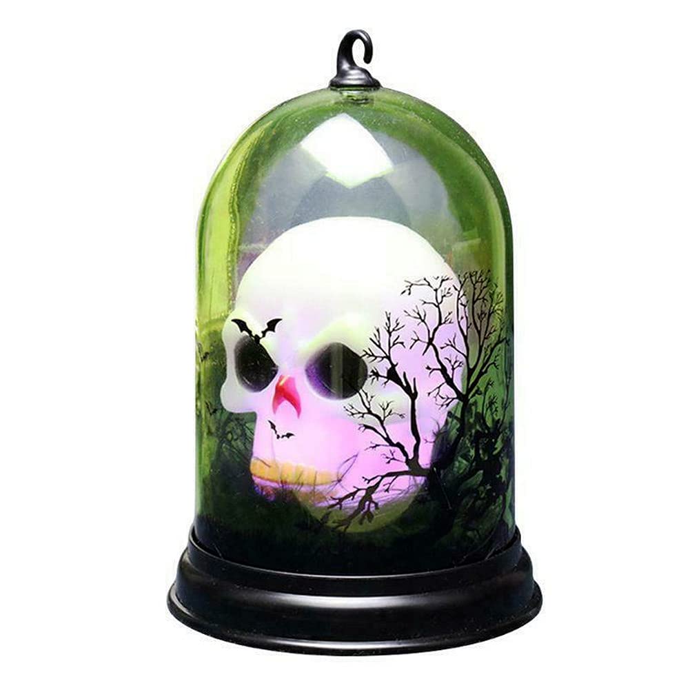 Halloween Cat Pumpkin Witch Candle Night Light - Spooky Table Lamp for Haunted House Party Decor (Skeleton Design) | Perfect for Halloween Home Decoration, Themed Parties & Gift Giving