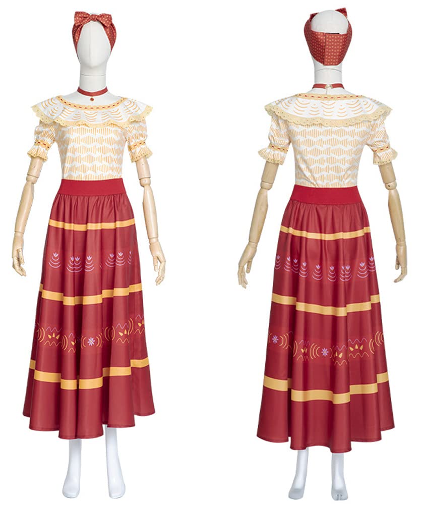 Women's Dolores Costume Set - Adult Princess Dress with Top, Skirt & Headband for Halloween, Cosplay & Themed Parties | Perfect for Disney Fans & Costume Events
