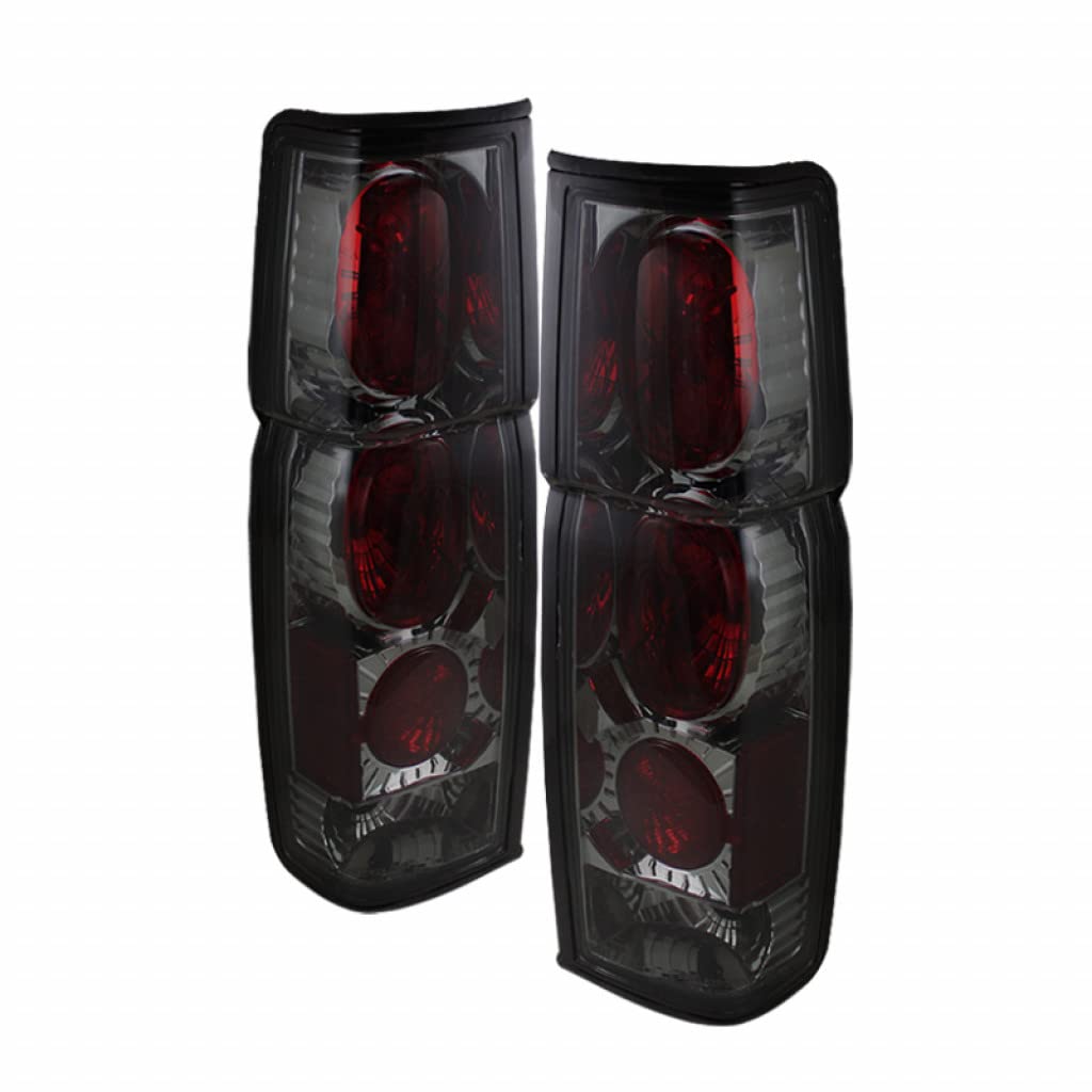 Spyder Euro Style Smoke Tail Lights Pair for Nissan Hardbody 1986-1997 (ALT-YD-NH86-SM) | 5033611 | Upgrade Your Truck's Rear Look with Stylish Lighting