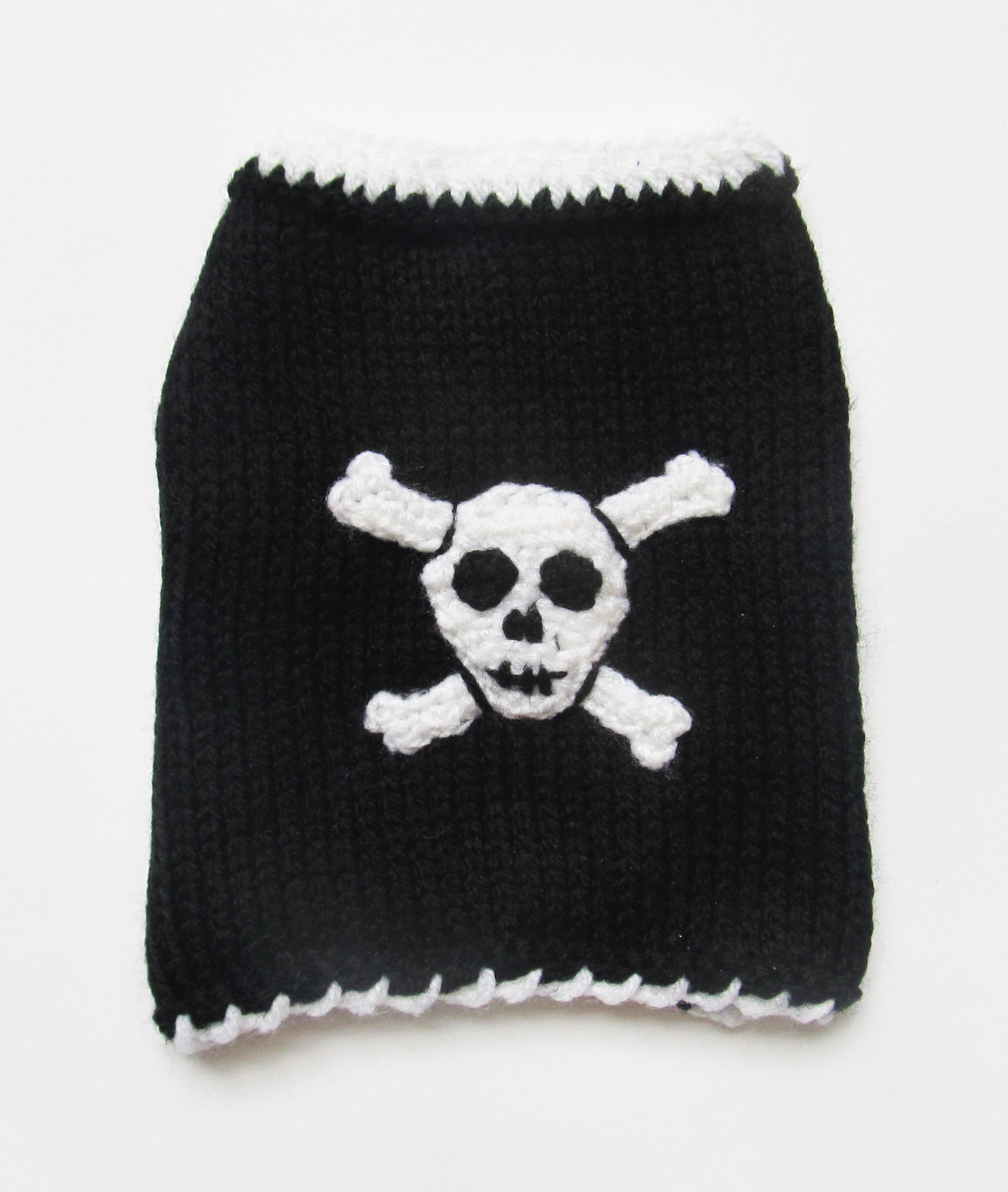 Skull Dog Sweater - Halloween Pet Costume for Small Dogs (XXXS) - Black & White - Perfect for Yorkie, Chihuahua, Teacup Puppies - Male & Female - Cozy Outfit for Halloween Parties, Pet Photos & Winter Walks