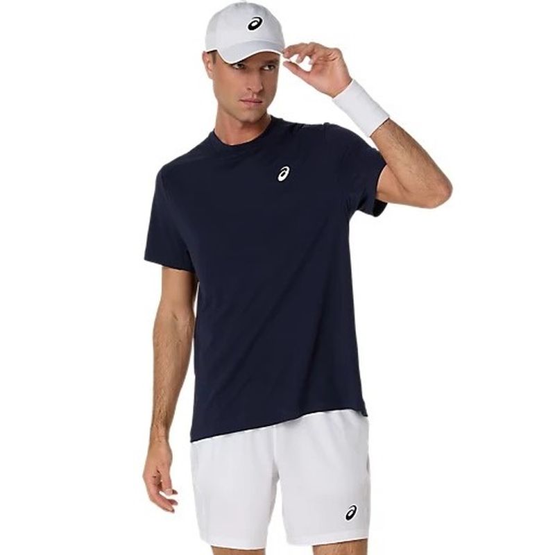 ASICS Men's Performance Tennis Shirt - Breathable & Moisture-Wicking for Court Play | Ideal for Tennis, Pickleball & Casual Wear