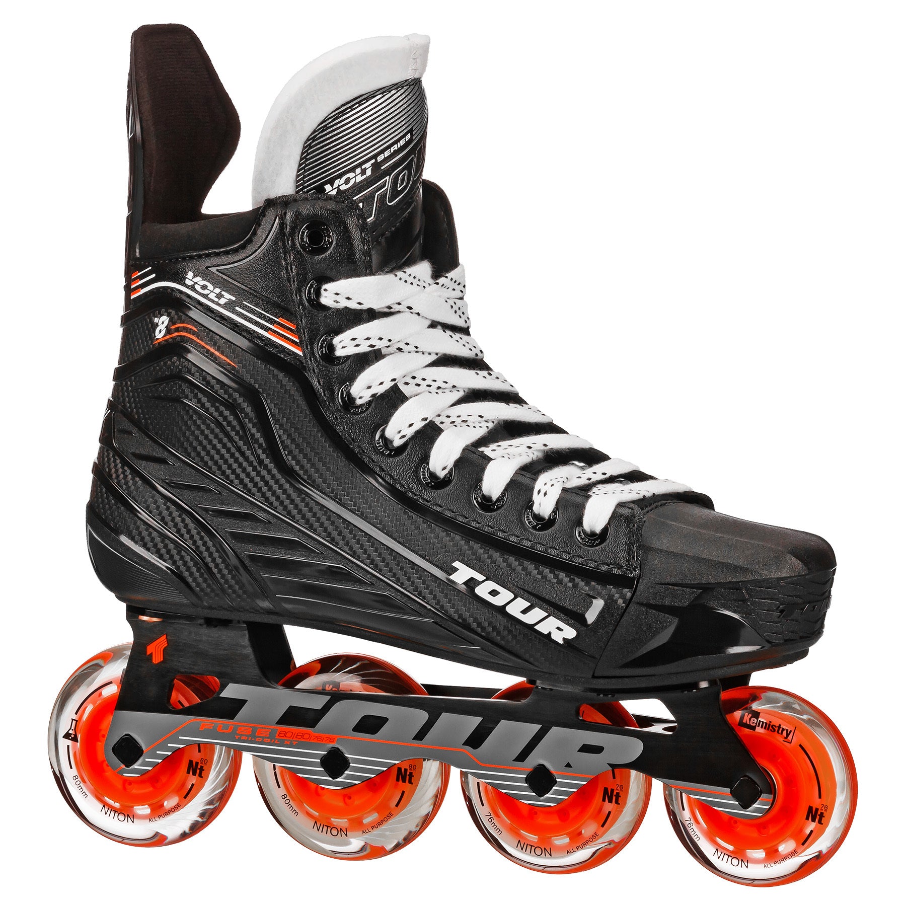 Volt KV8 Roller Hockey Skates for Men & Women - High-Performance Inline Skates for Speed & Agility - Perfect for Street Hockey, Rink Games & Outdoor Training