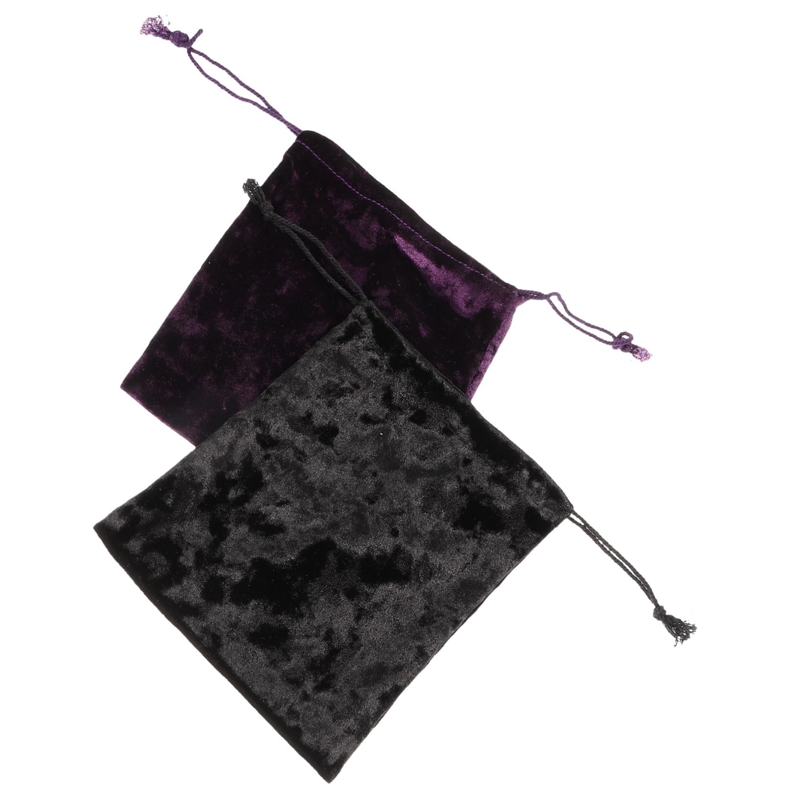 SEWOART 2-Piece Drawstring Jewelry Pouch Set - Tarot Rune Crystal Stone Storage Bags, Small Gift Bags for Jewelry, Crystals & Gemstones - Perfect for Organizing, Gifting & Witchcraft Supplies