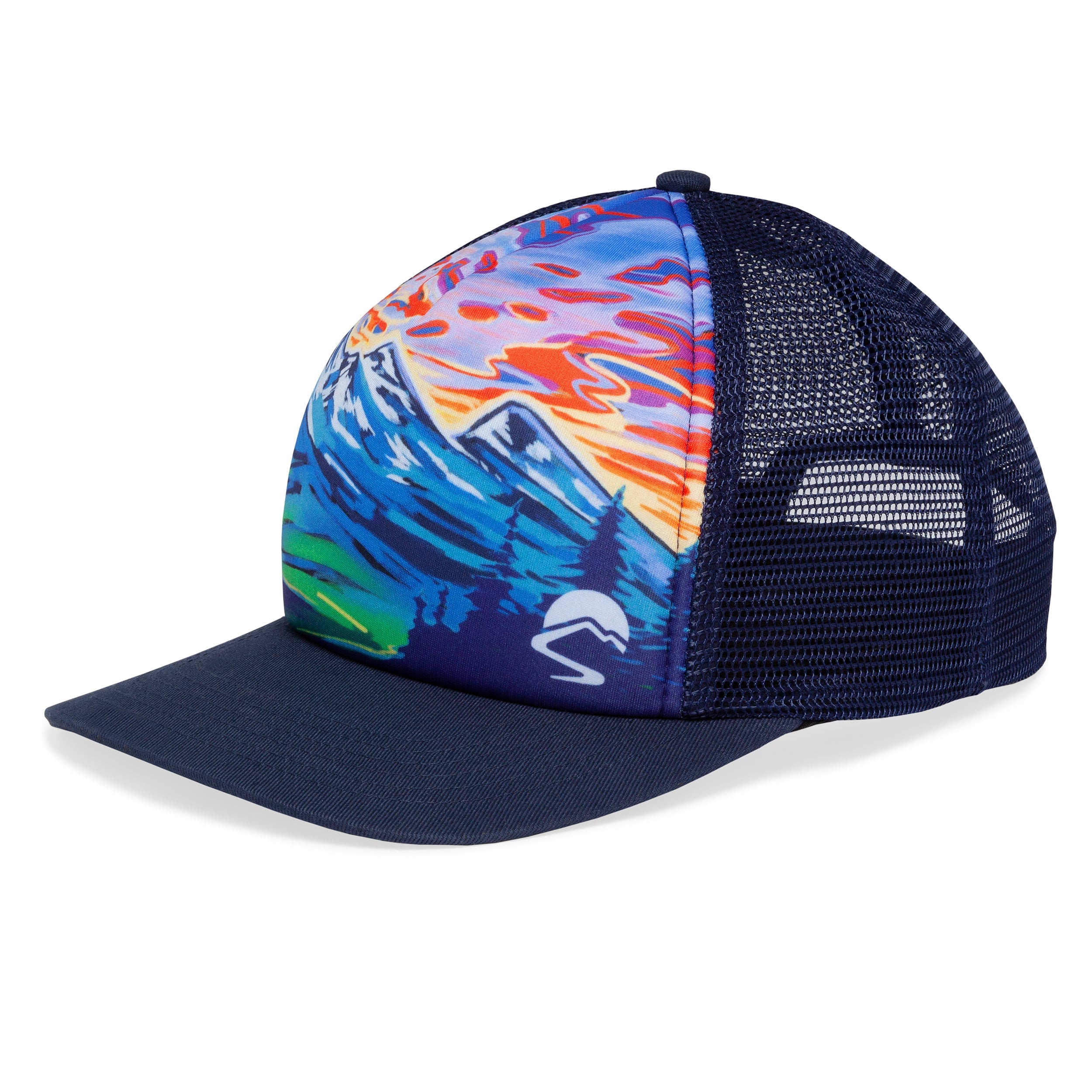 Cascade Range Trucker Hat - Stylish & Durable Men's & Women's Baseball Cap for Outdoor Adventures, Hiking, and Casual Wear