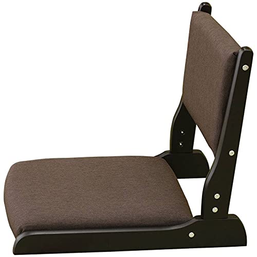 Foldable Zaisu Floor Chair with Back Support - Padded Legless Japanese Style Gaming Chair for Reading, Meditation & Relaxing - Perfect for Living Room, Balcony & Small Spaces
