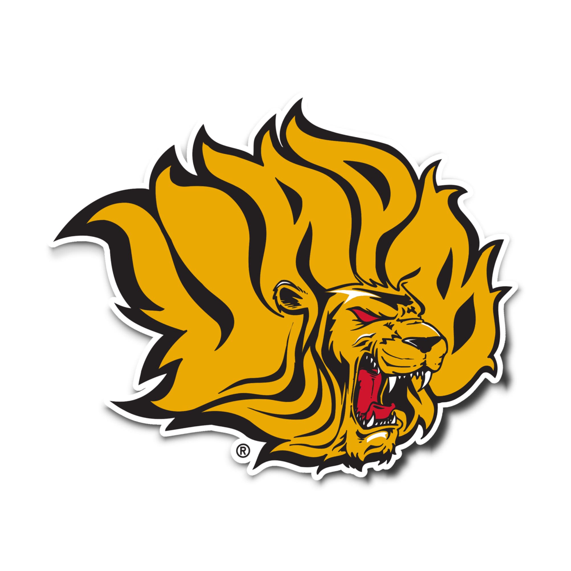 UAPB Golden Lions Vinyl Decal Sticker - University of Arkansas Pine Bluff Desert Cactus Design for Laptop, Water Bottle, Car & Scrapbook - Perfect for School Spirit, College Pride & Fan Gifts