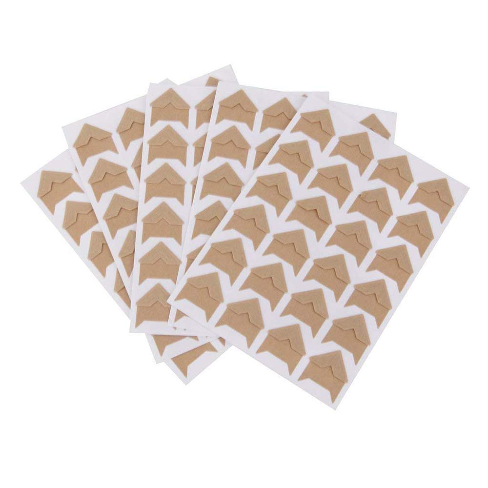 PULABO DIY Photo Corner Stickers - 5 Pack Self-Adhesive Album Edges for Scrapbooking, Photo Albums & Memory Books - Easy to Use for Crafting, Gift Making & Photo Preservation