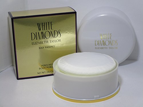 Elizabeth Taylor White Diamonds Dusting Powder 2.6 oz - Luxurious Body Powder for Women, Soft & Fragrant Talc-Free Formula, Perfect for Post-Shower, Bedtime & Special Occasions