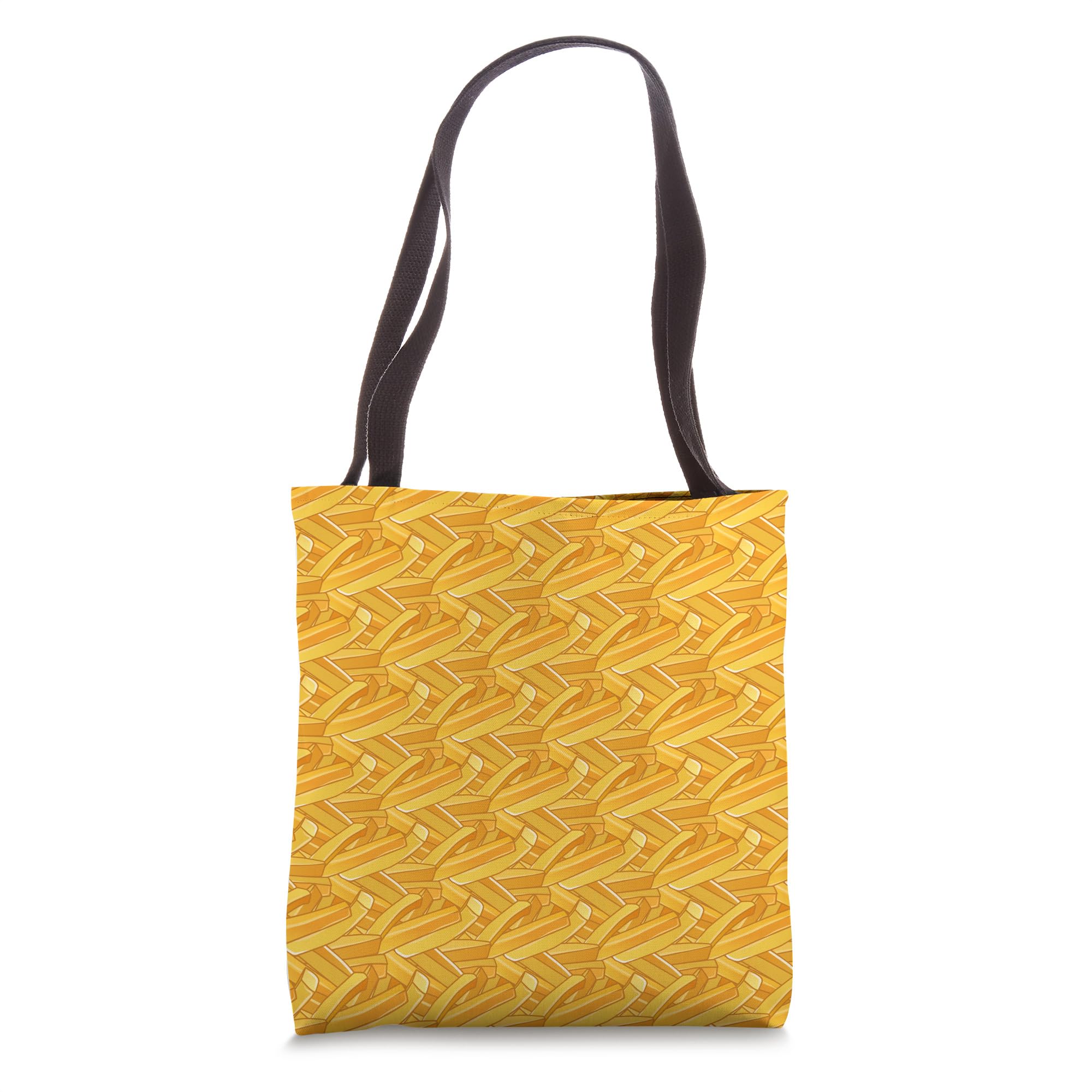 Stylish French Fries Tote Bag - Cute Potato Print Reusable Grocery Shopping Bag - Perfect for Picnics, Beach Trips & Farmers Market