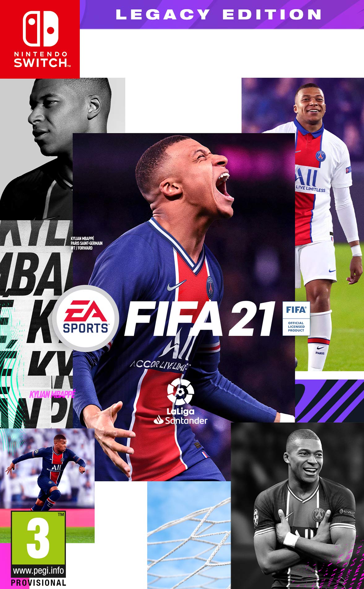 FIFA 21 Legacy Edition for Nintendo Switch - Official Soccer Video Game with Updated Kits & Teams - Perfect for Home Gaming & Competitive Play