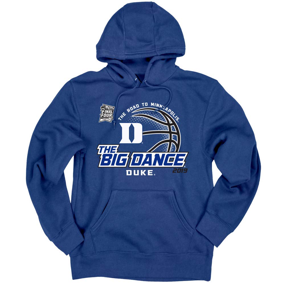 Elite Fan Shop Duke Blue Devils March Madness Hooded Sweatshirt 2019 Big Dance NCAA Basketball Tournament Pullover Hoodie for Game Day & College Fan Apparel