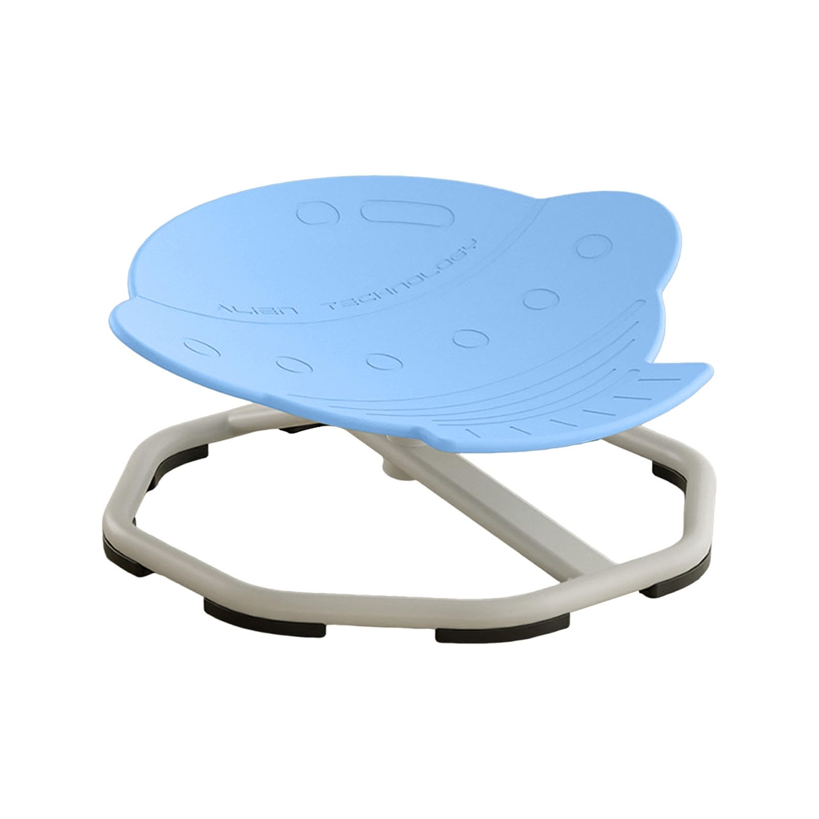YOXIER Sensory Spinning Chair for Kids - Blue Sit and Spin Chair, Carousel Spin Sensory Toy Chair to Improve Body Coordination & Reduce Motion Sickness - Perfect for Autism Therapy, ADHD, Classroom & Playroom Activities